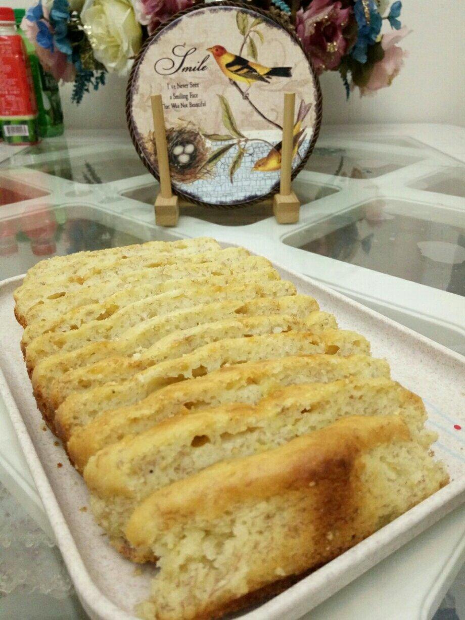 喷香暄软的酸奶香蕉蛋糕🍌