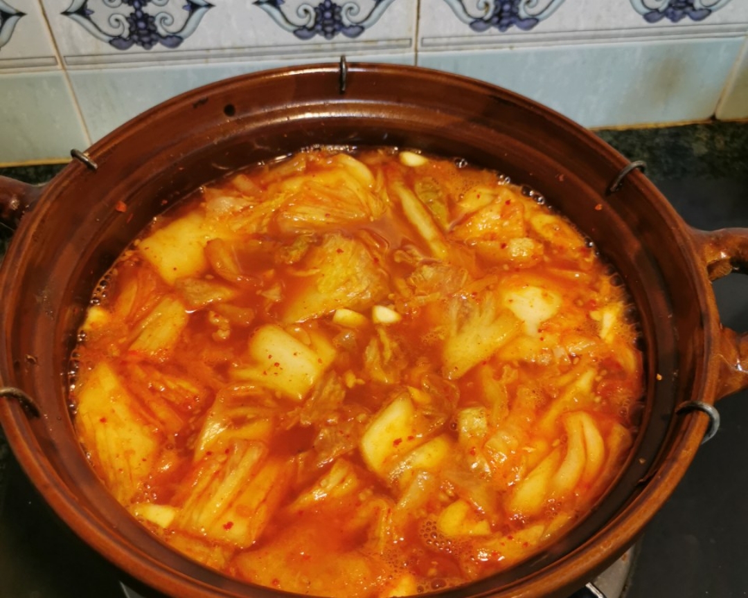 韩式泡菜海鲜汤的做法 步骤5