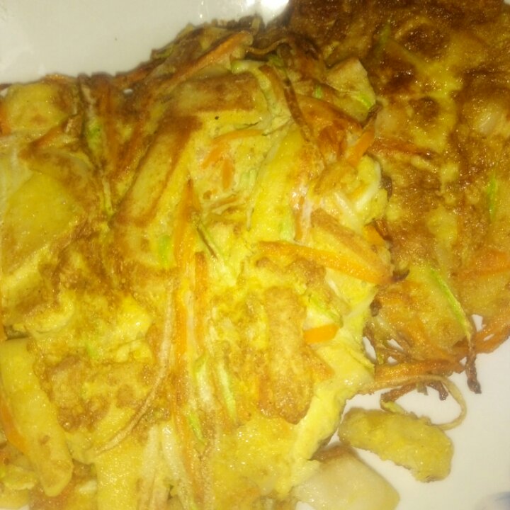 胡萝卜西葫芦鸡蛋饼