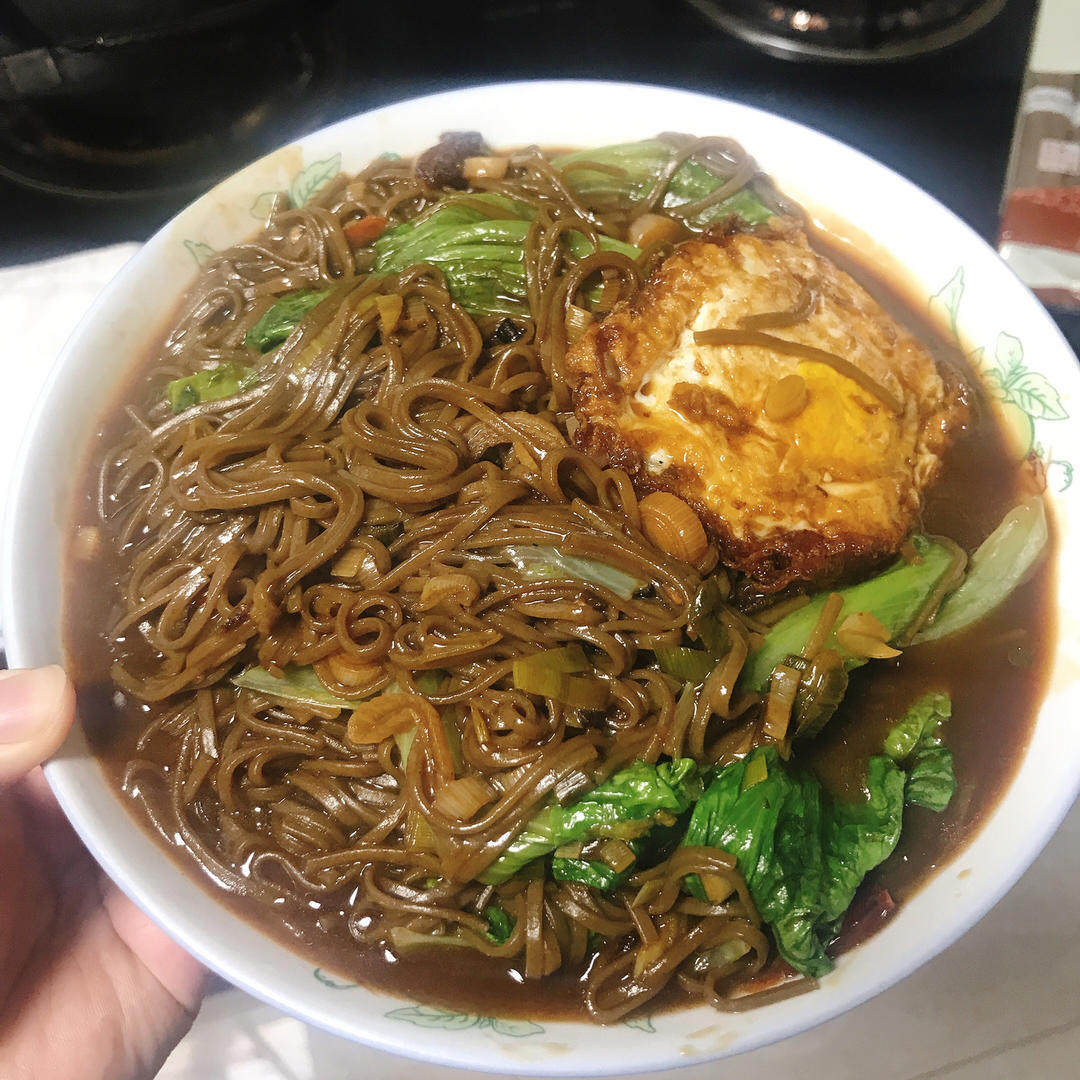 减脂荷包蛋焖荞麦面