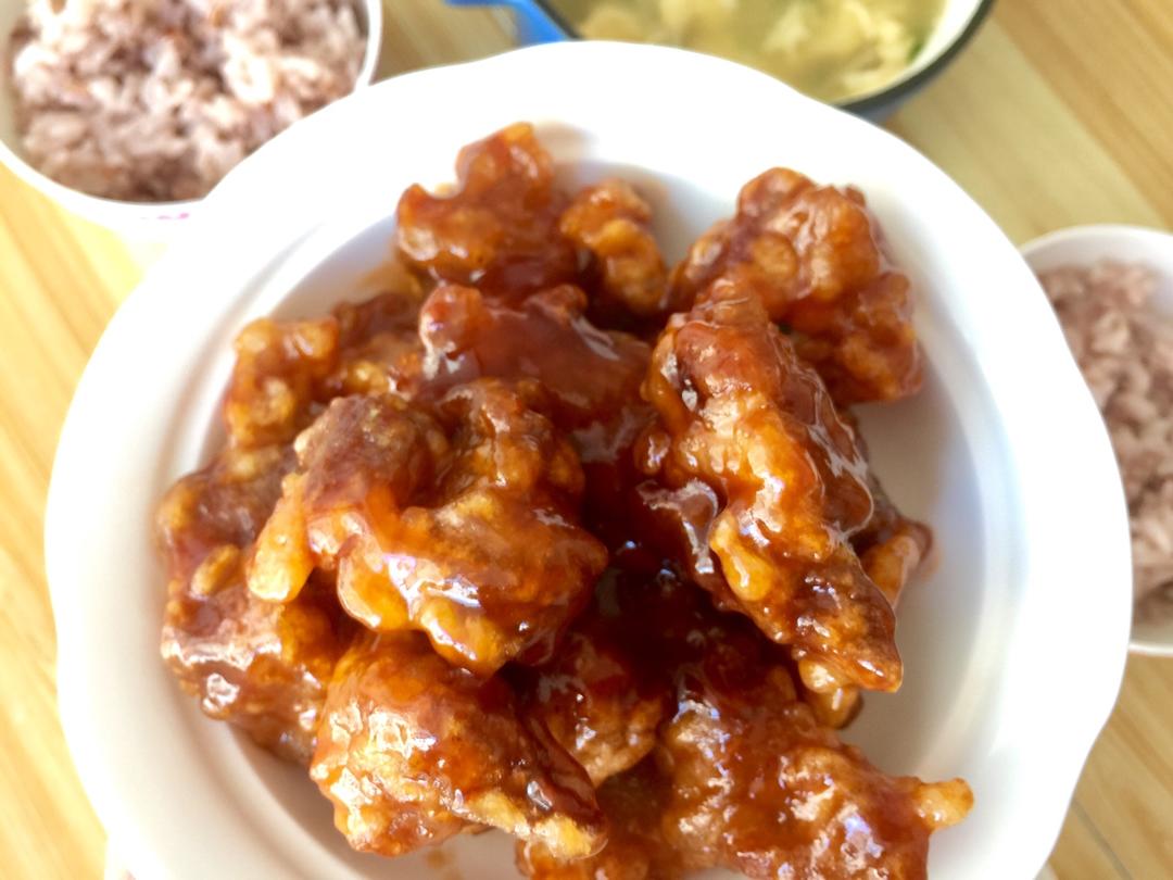 王艺橙做的韩式糖醋肉