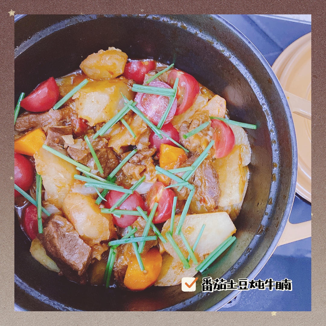 铸铁锅土豆炖牛肉