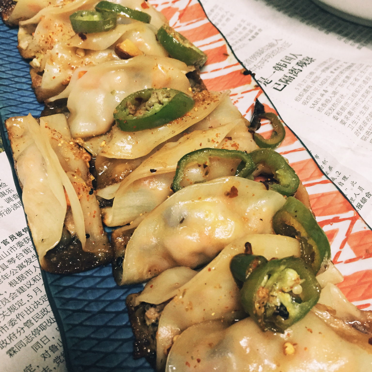 焦香猪肉香菇锅贴