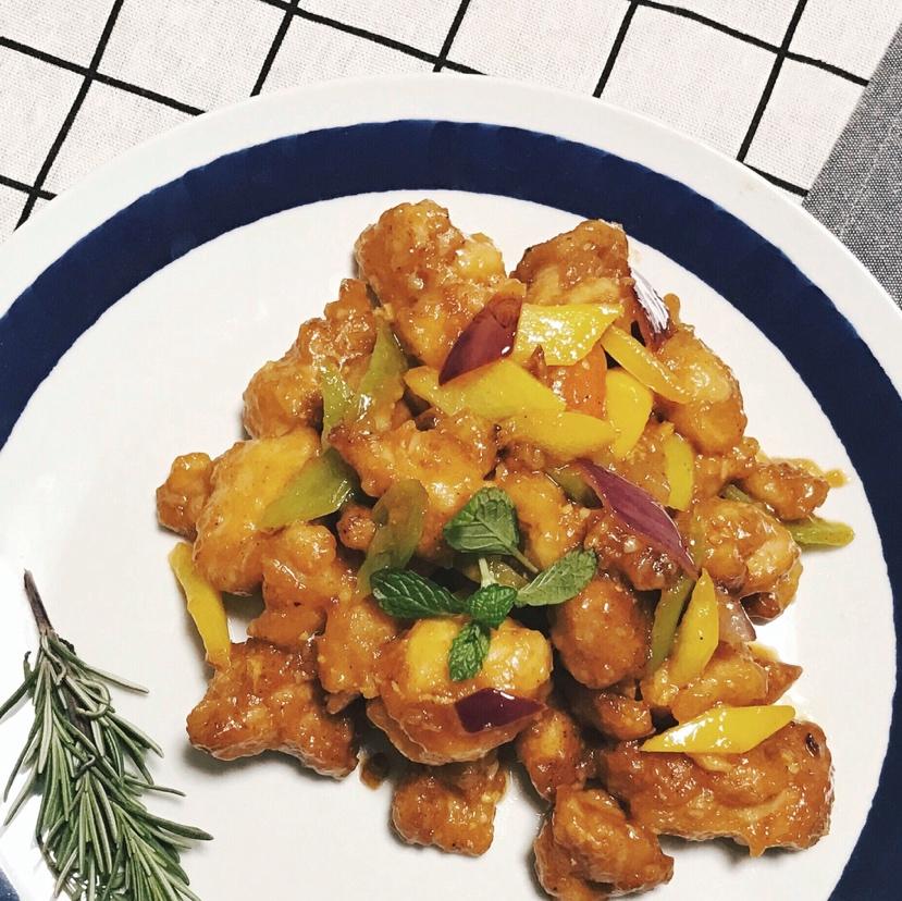 【食材包操作说明】橙香甜椒脆皮鸡