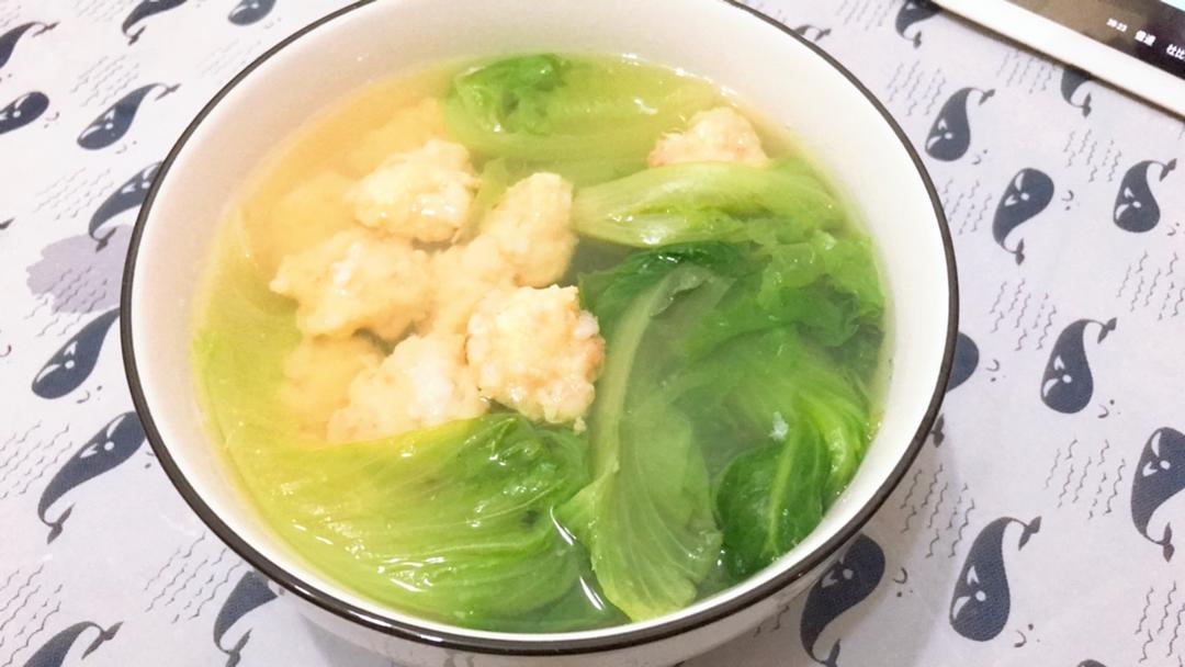 虾滑娃娃菜