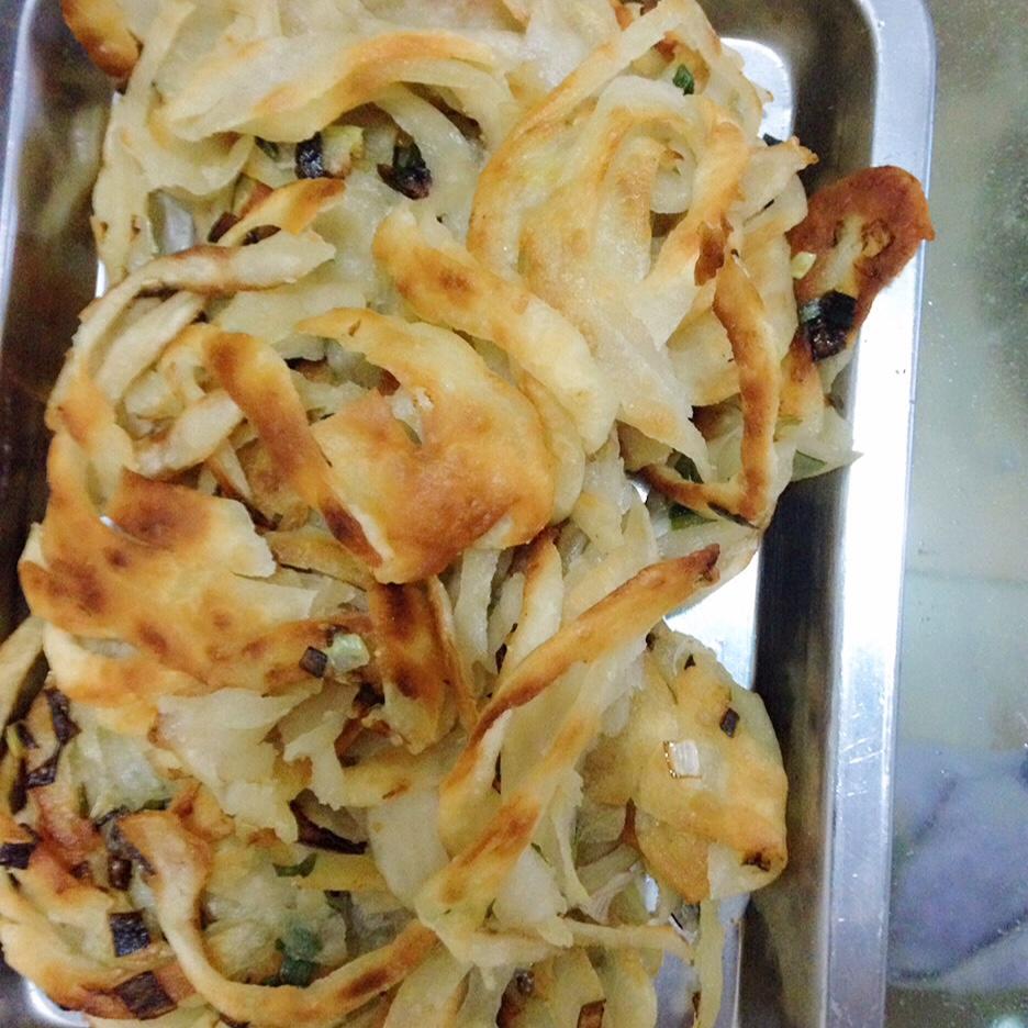 葱花手抓饼
