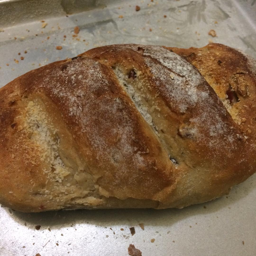 蔓越莓全麦黑糖面包