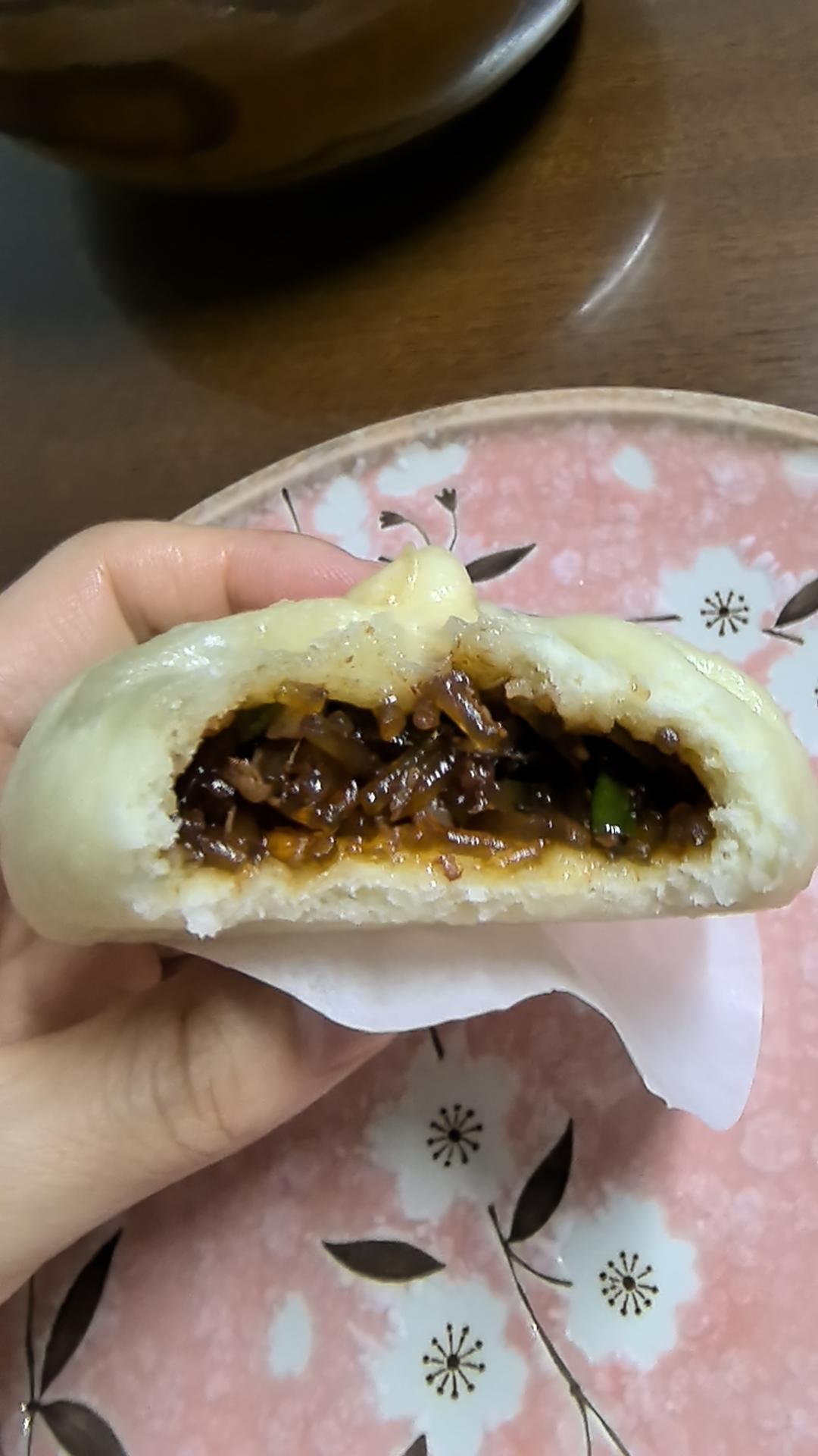 皮薄馅儿大的粉丝肉末包子（馅料做法）