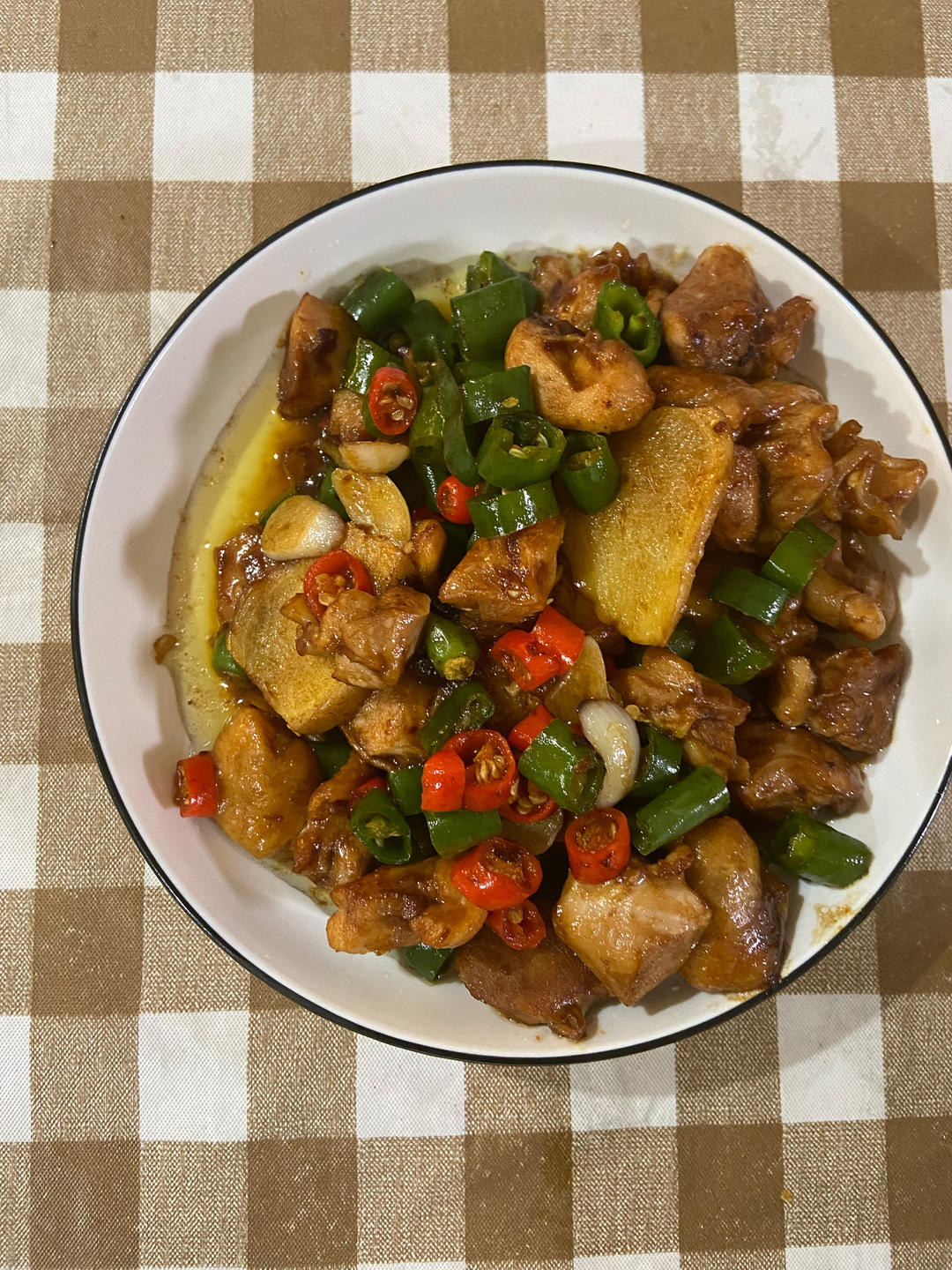 超级下饭菜辣椒炒鸡丁
