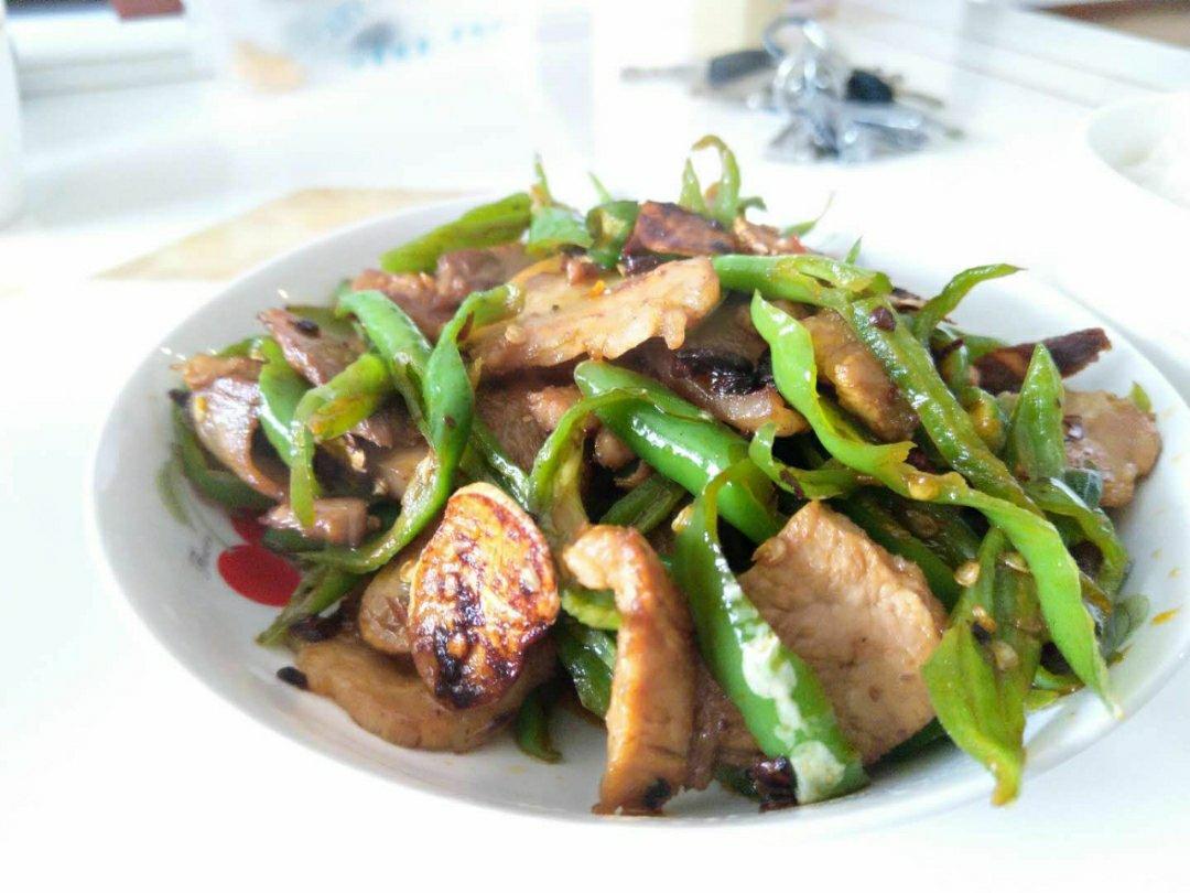 成都人家里的青椒回锅肉