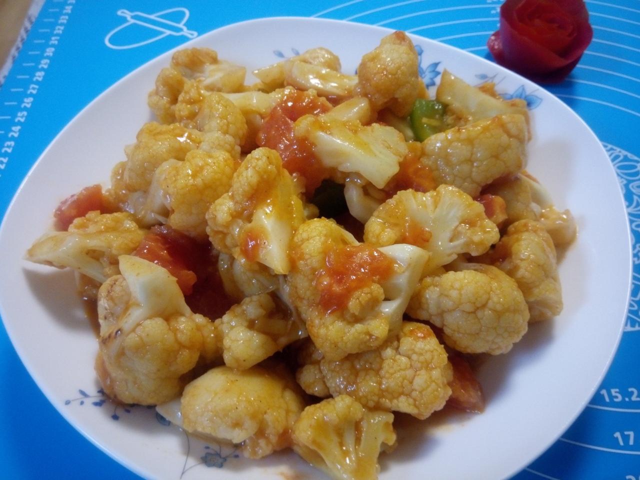 【圆满素食】咖哩菜花