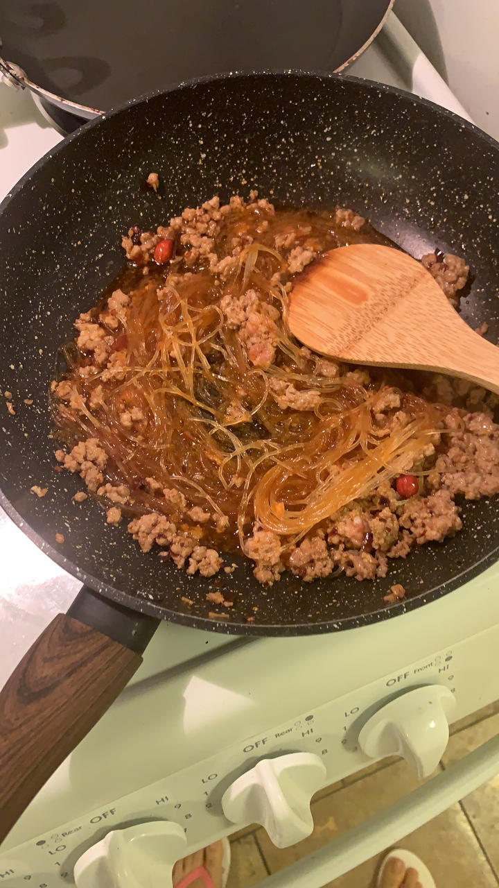 蚂蚁上树/粉丝炒肉沫