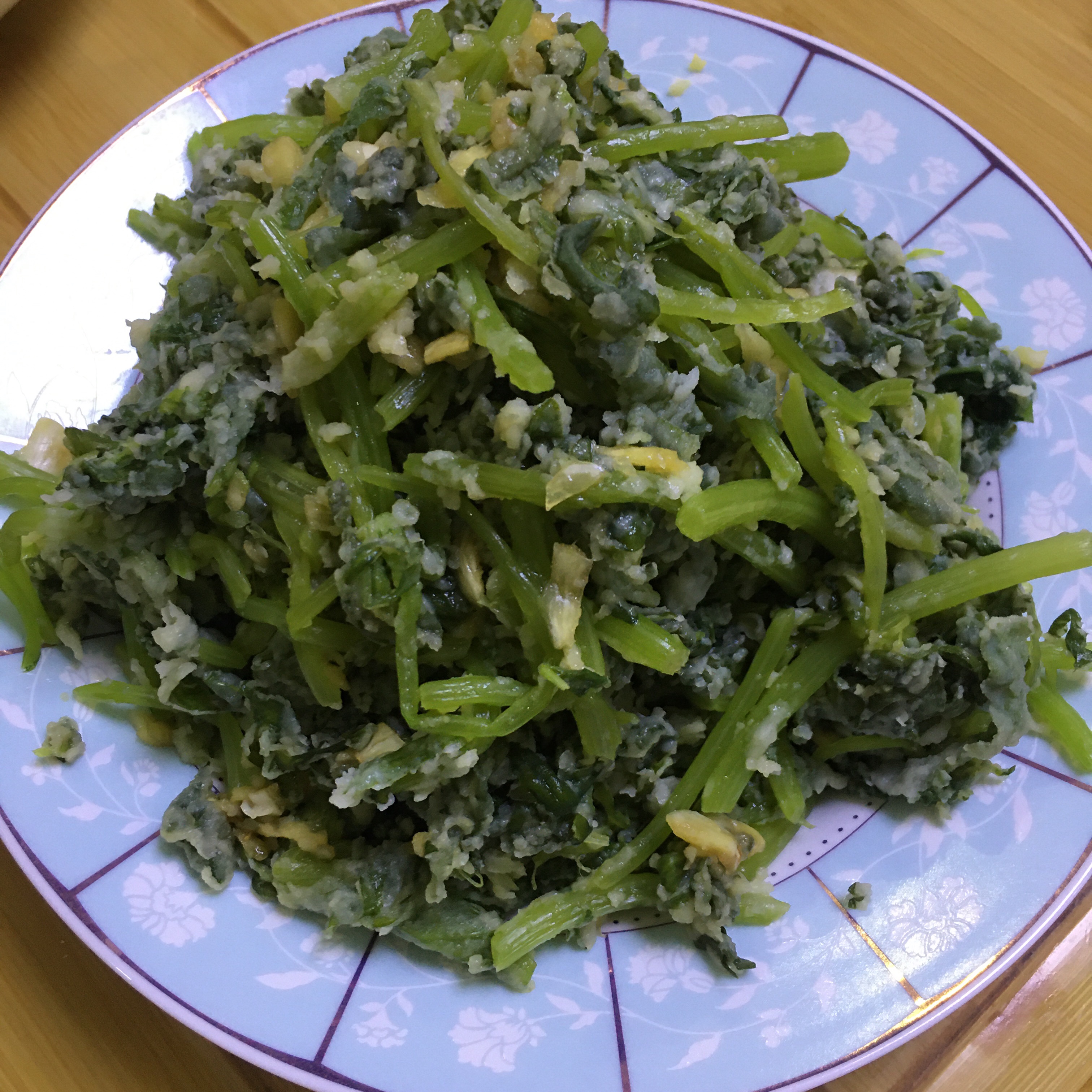 蒸蒿子杆