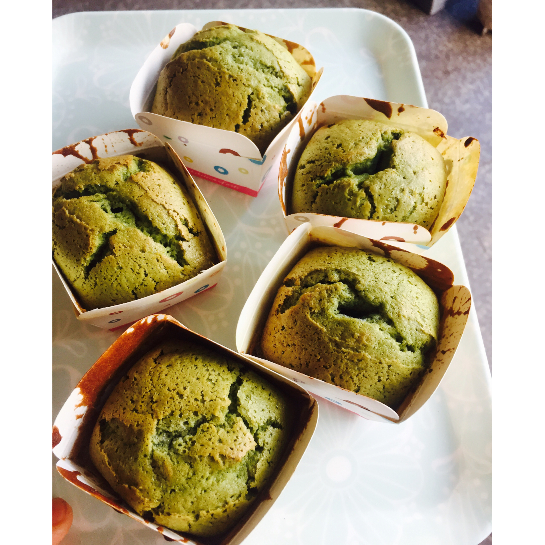 抹茶纸杯蛋糕