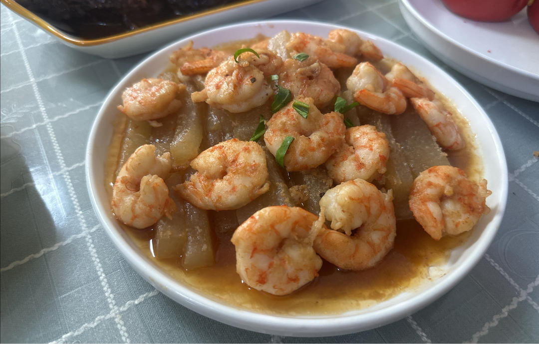 虾仁烧冬瓜