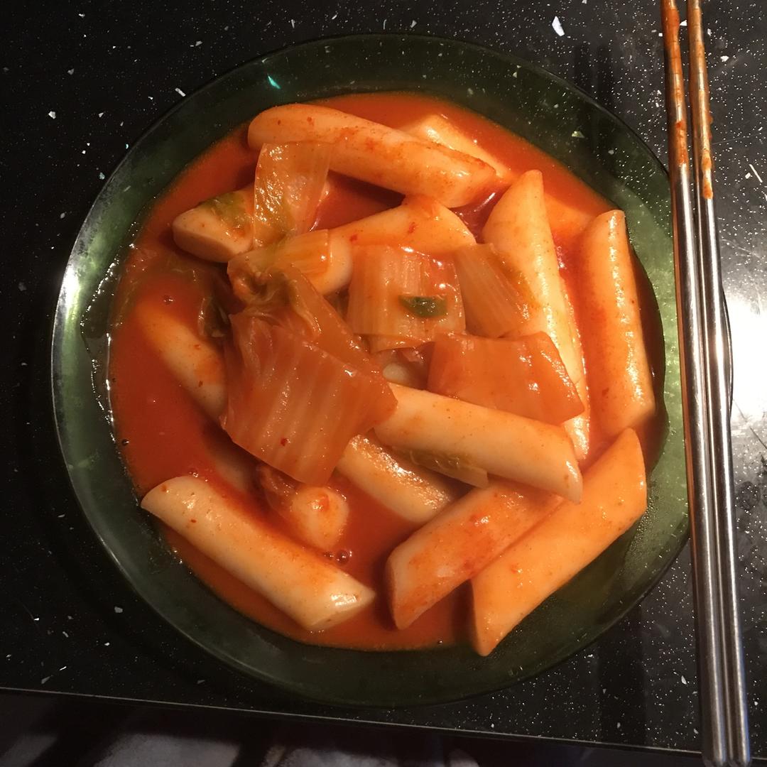 韩式辣炒年糕（or网红芝士套路之芝心年糕）