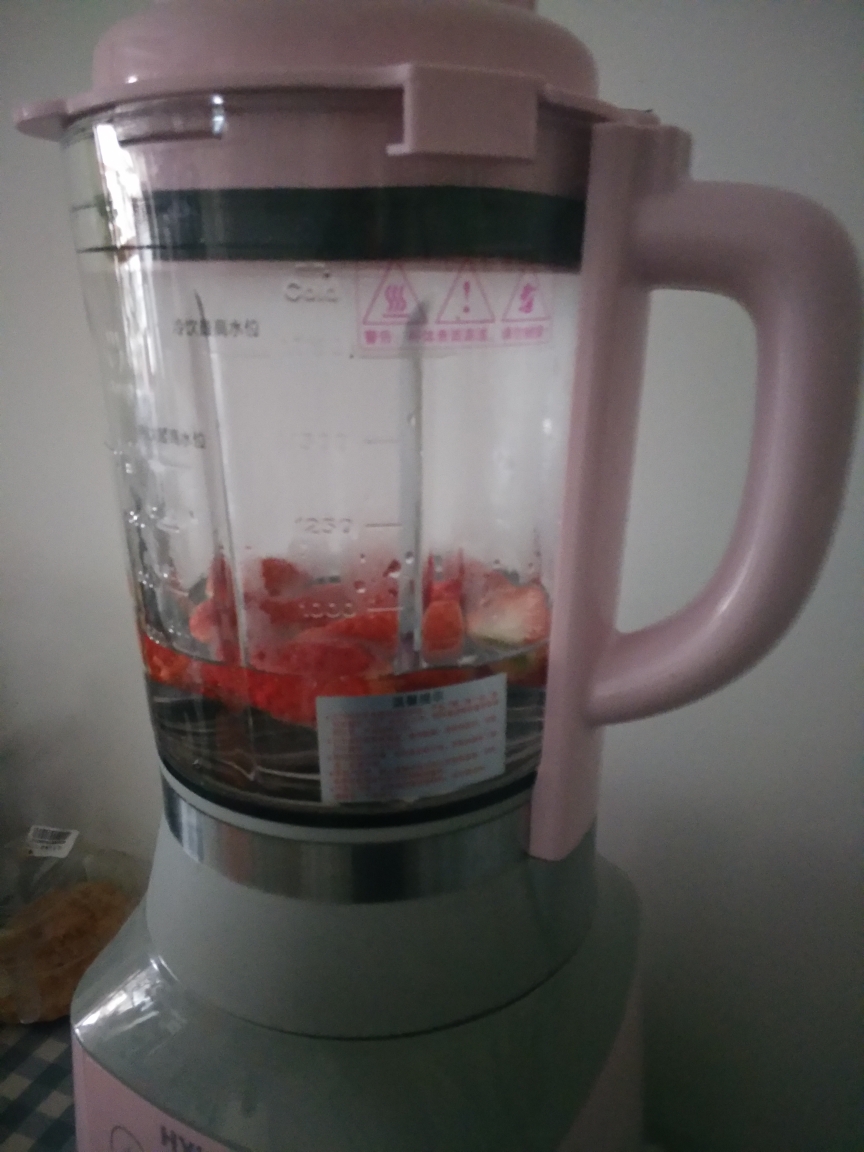 草莓汁（一般）的做法 步骤4