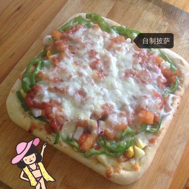 培根火腿披萨