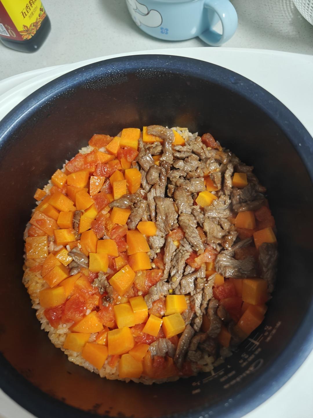 番茄牛肉焖饭