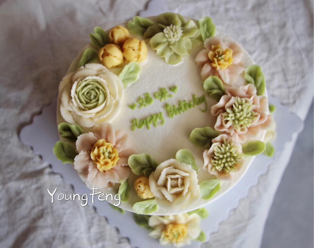 小麦子自创韩式裱花奶酪霜