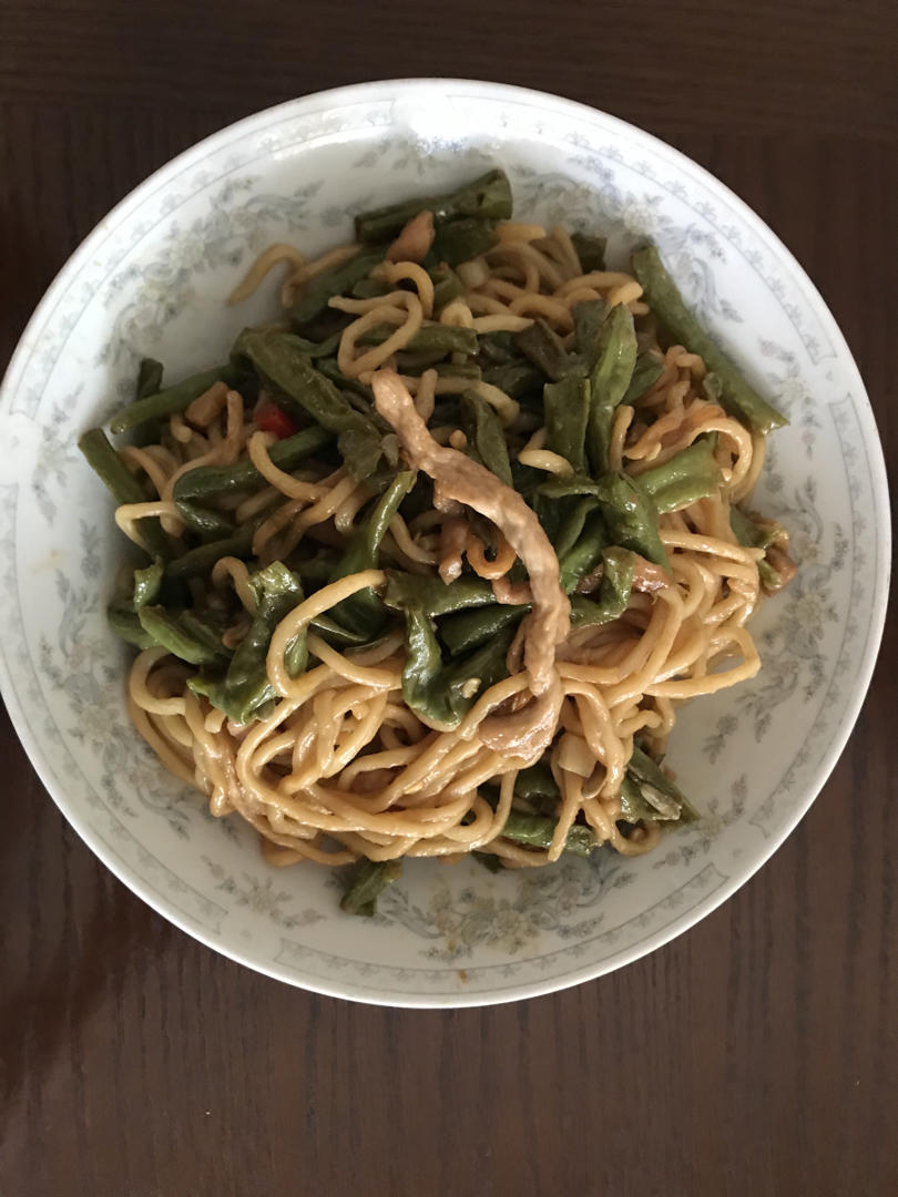 豆角焖个面