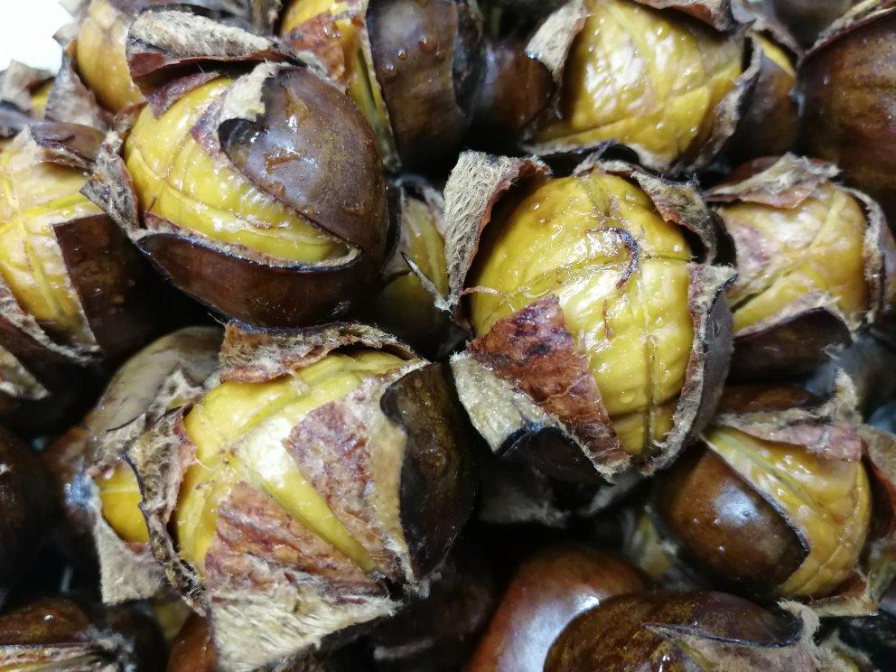 烤箱版糖炒栗子