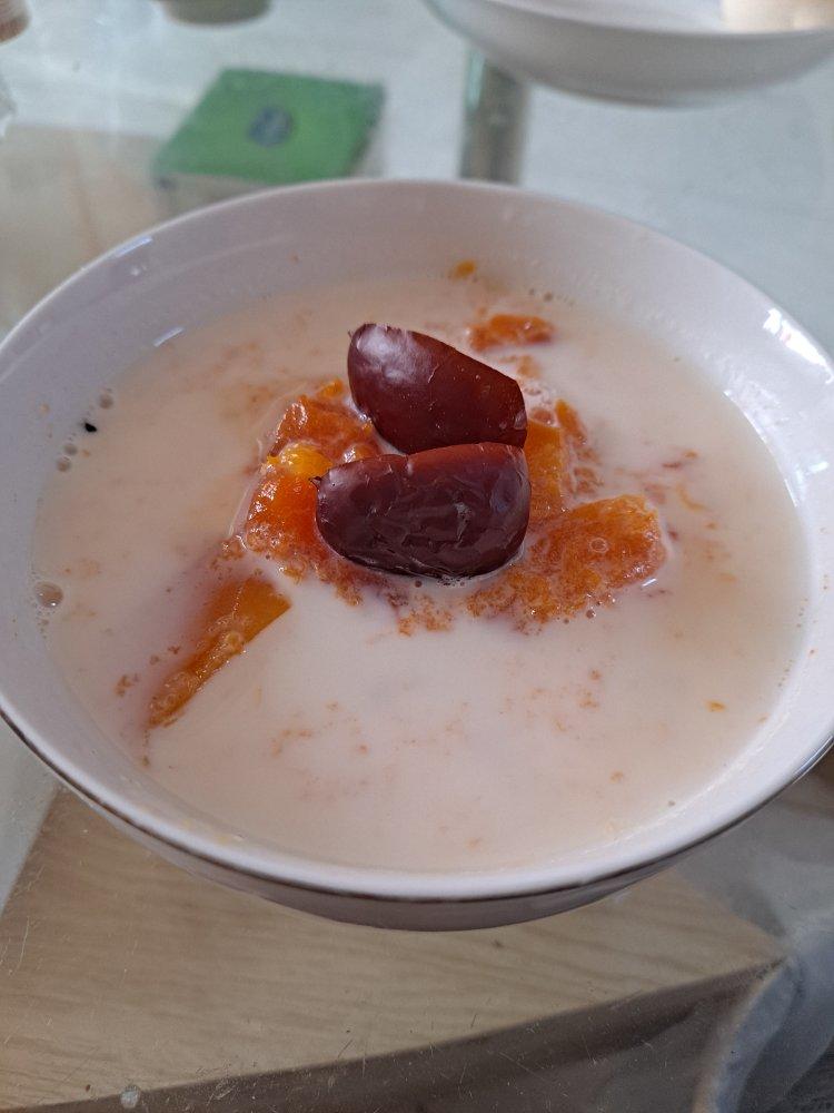 木瓜炖牛奶