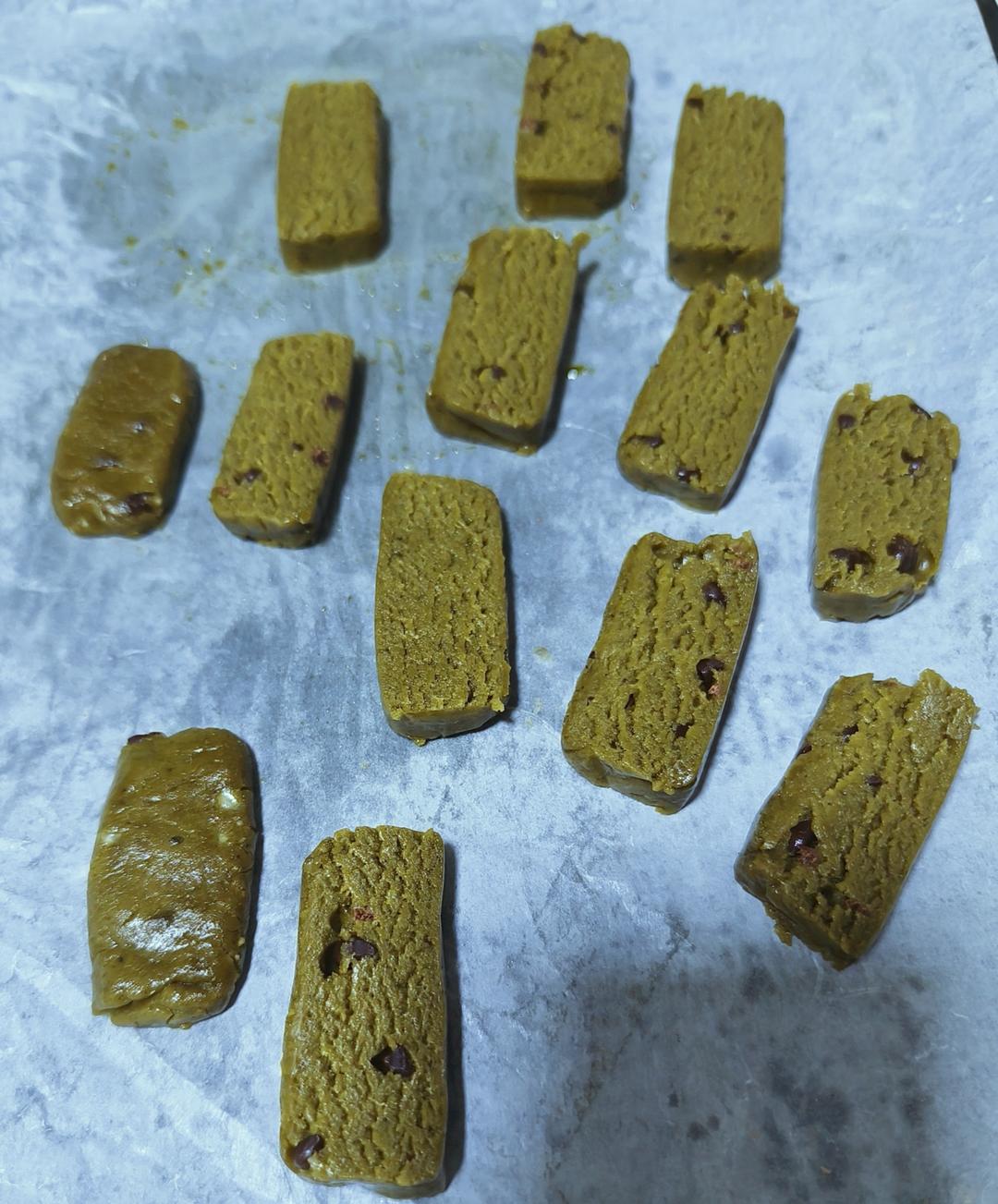 巧克力豆豆抹茶饼干（无黄油）