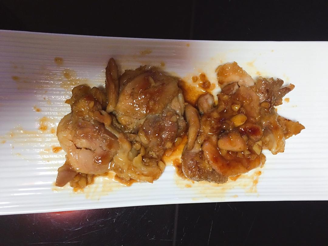 蒜香蜂蜜鸡腿饭