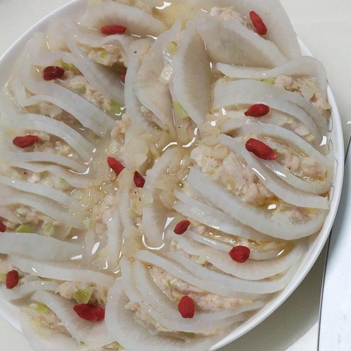 【萝卜酿肉】萝卜烧个漂亮菜，轻松征服全家人！