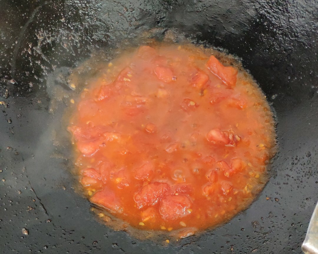 浓汤番茄鱼面的做法 步骤7