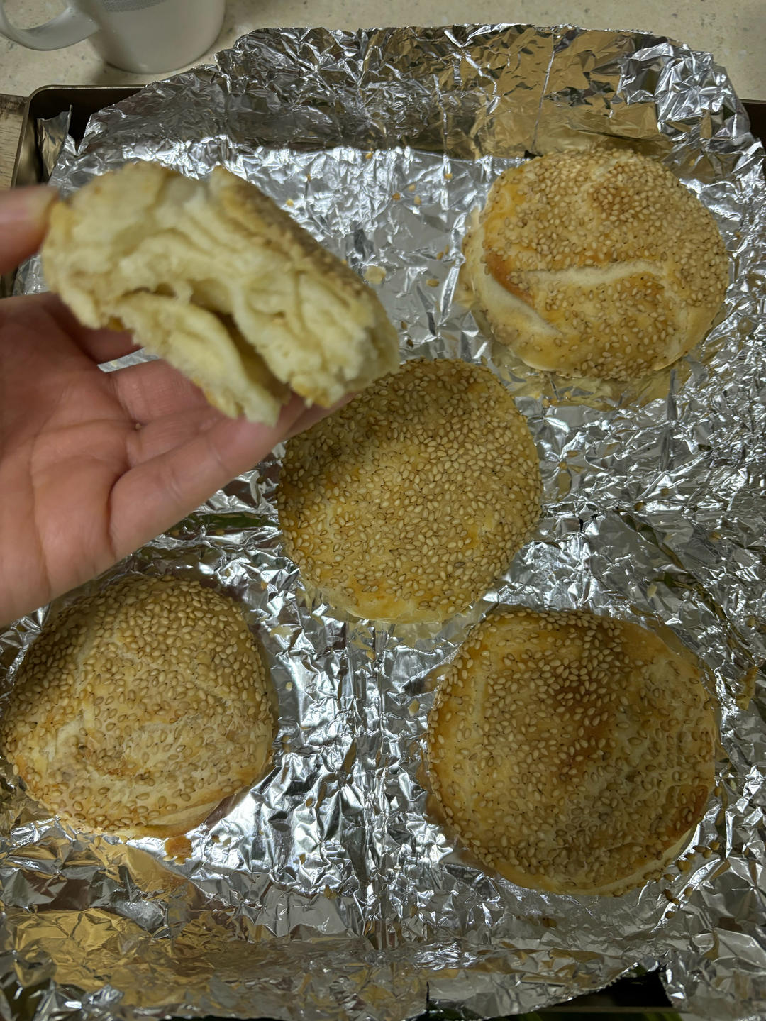 免烤油酥烧饼，无需烤箱，万能配方，可烙可烤外酥里软