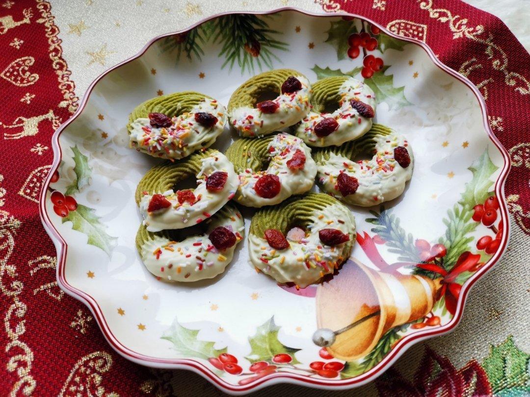 【圣诞】花环小曲奇 Christmas Wreath