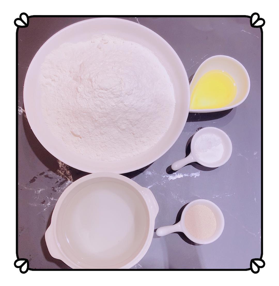 纯奶手撕吐司的做法 步骤1