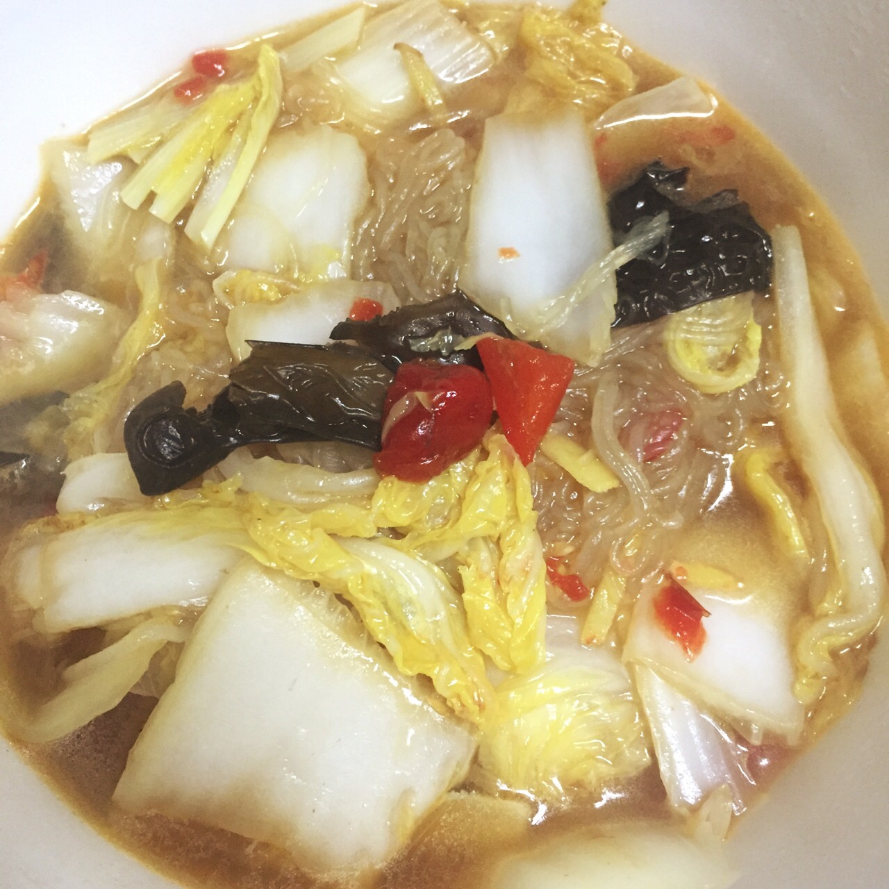酸辣白菜粉丝