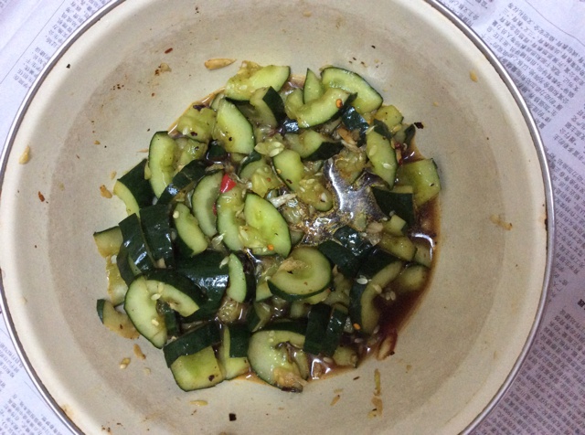 凉拌青瓜