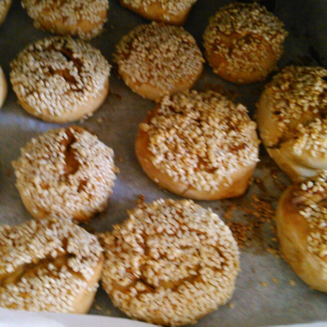 麻酱烧饼，层层麻酱香