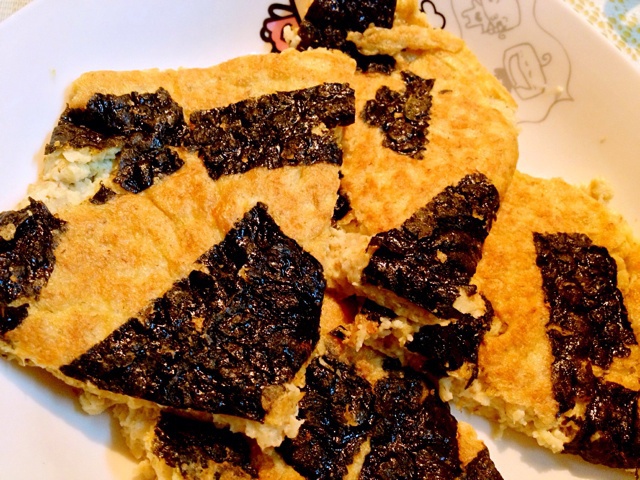 懒人早餐之牛奶鸡蛋燕麦饼