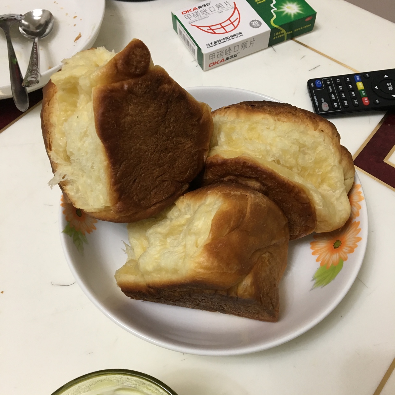 手撕面包（面包机简易版）