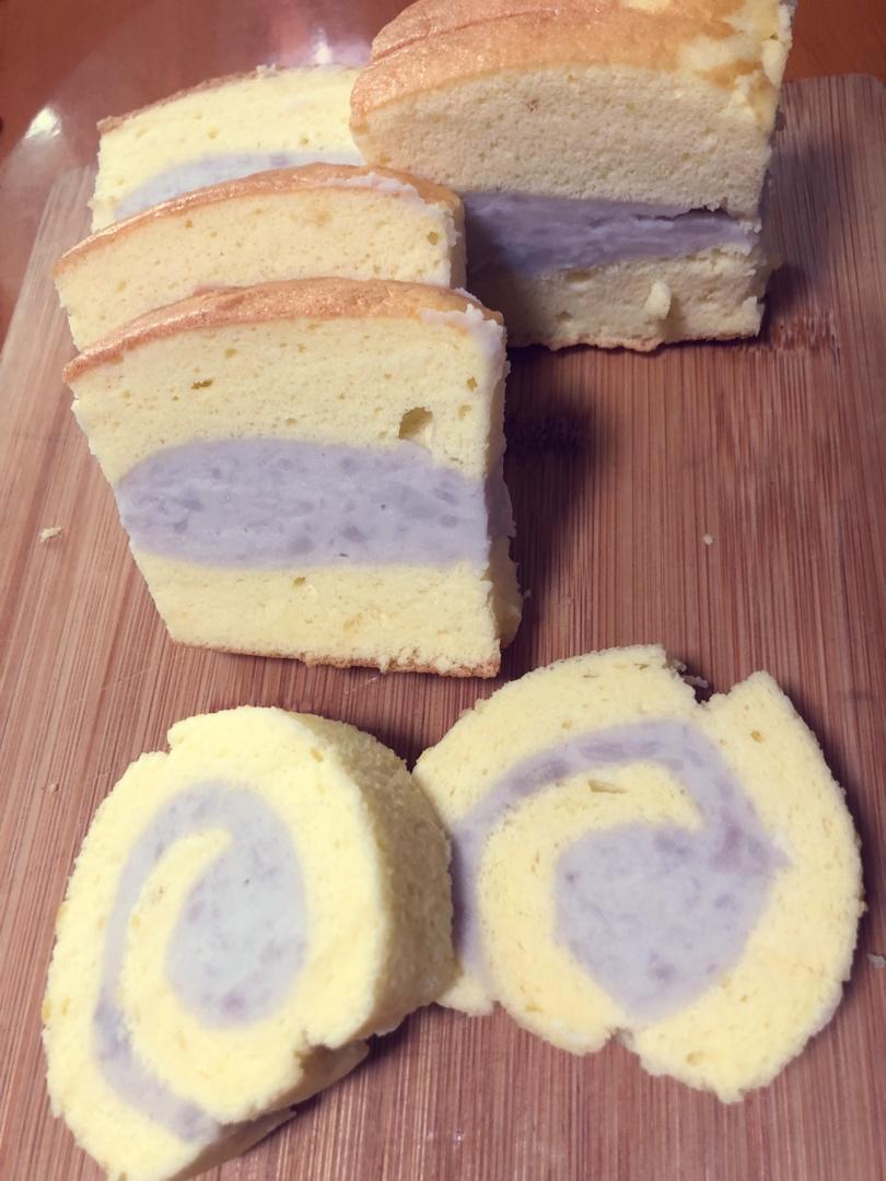 台湾芋泥蛋糕卷