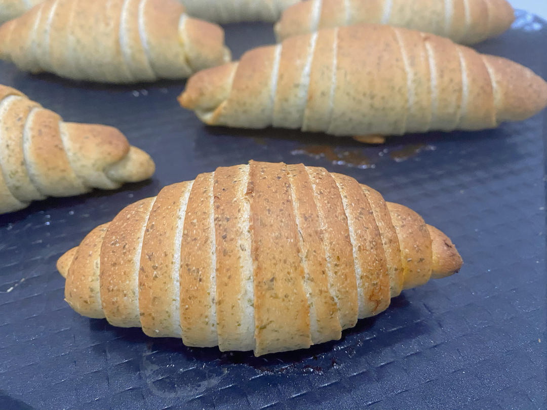 免手套膜❗️海苔肉松盐面包｜海盐卷｜盐可颂
