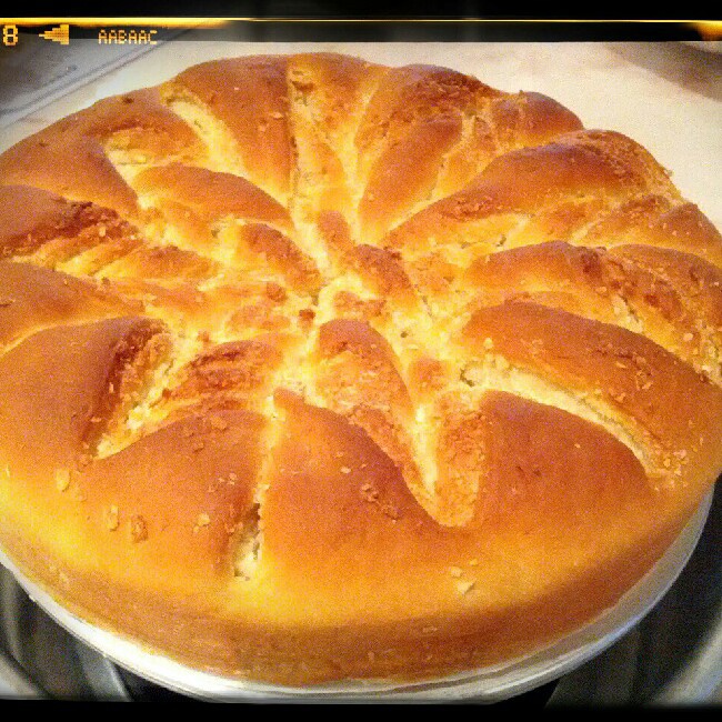 手撕千层花朵面包