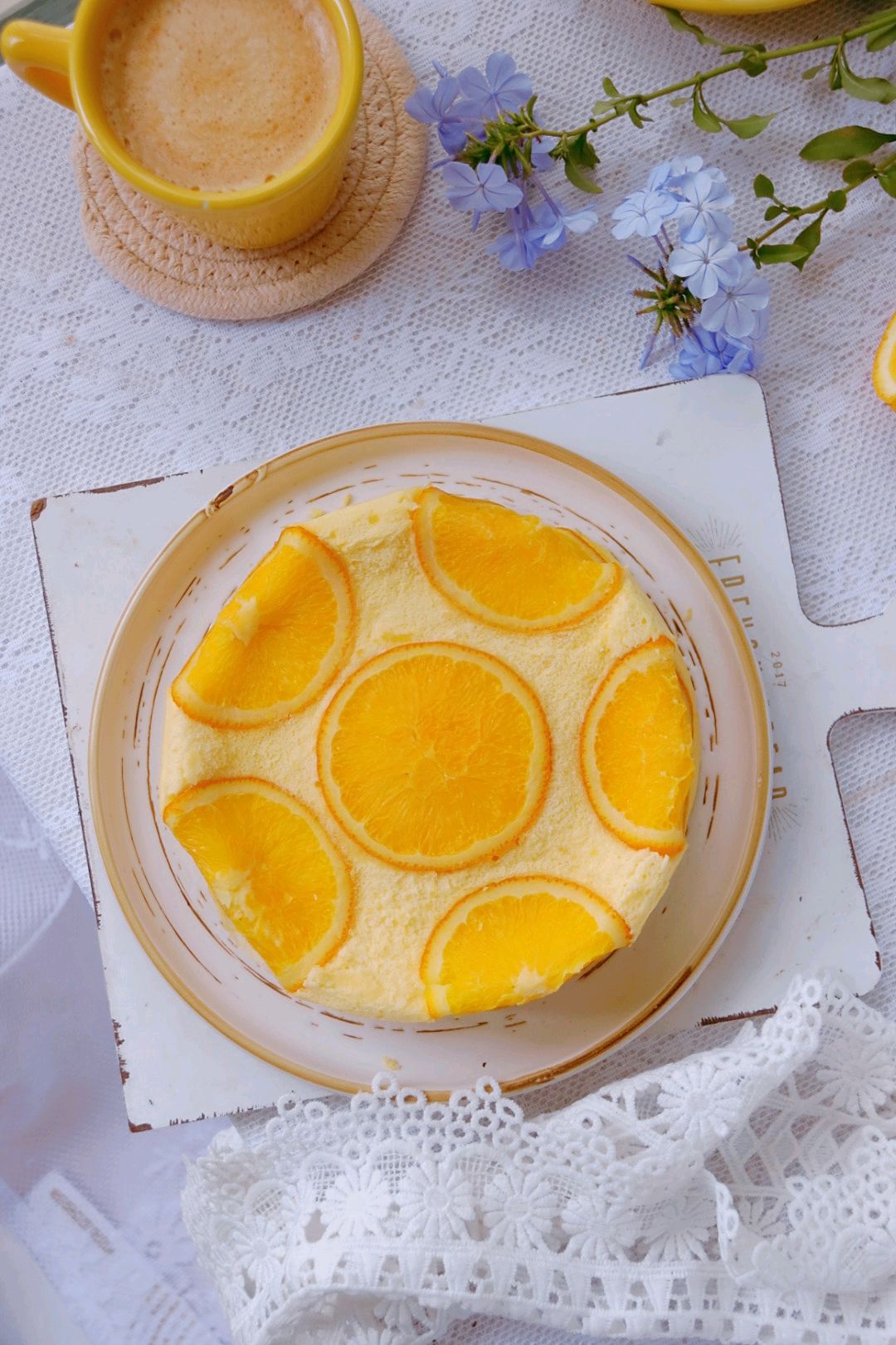 美味颜值双重在线的香橙蒸蛋糕的做法