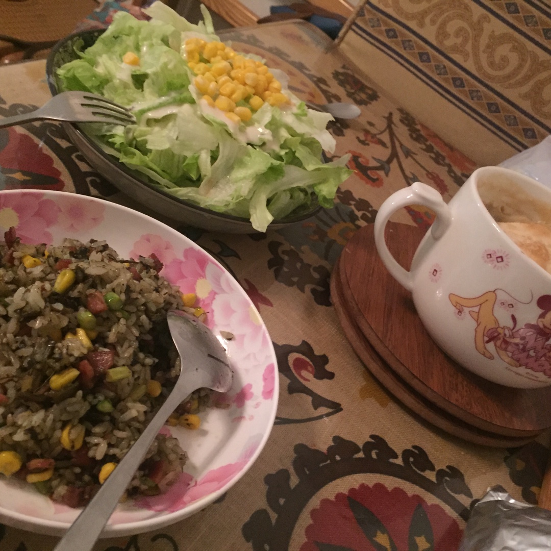 模仿必胜客之欧式培根炒饭