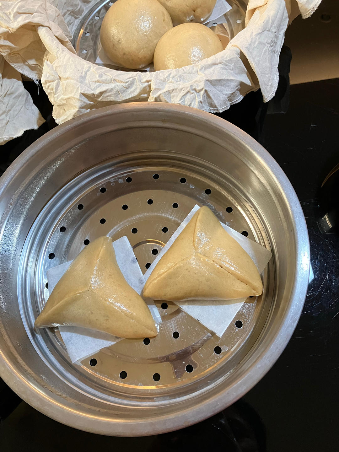 家常糖三角 糖包子 红糖芝麻馅 儿时的味道 附细节视频详解