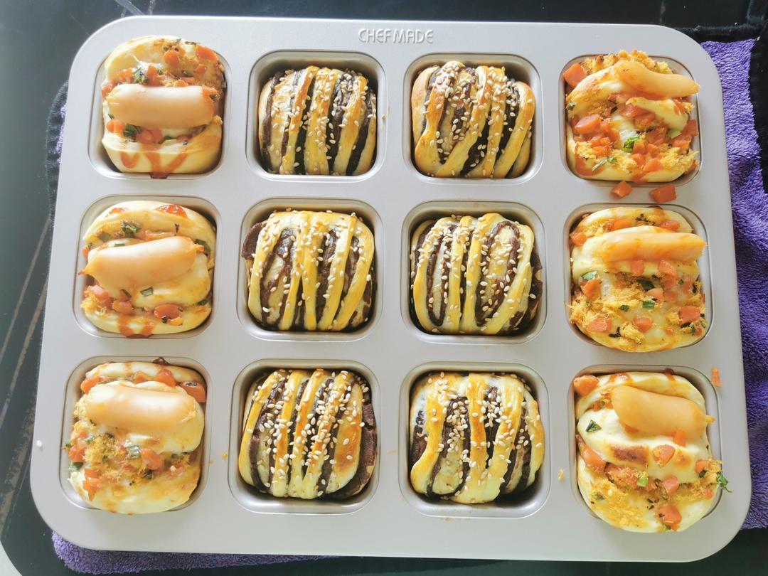 紫薯迷你小吐司