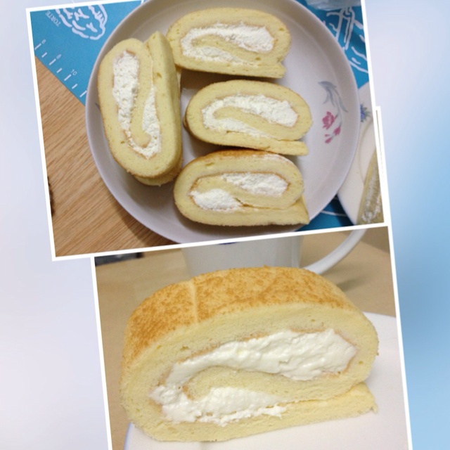 烫面戚风蛋糕卷，平凡，不平淡。