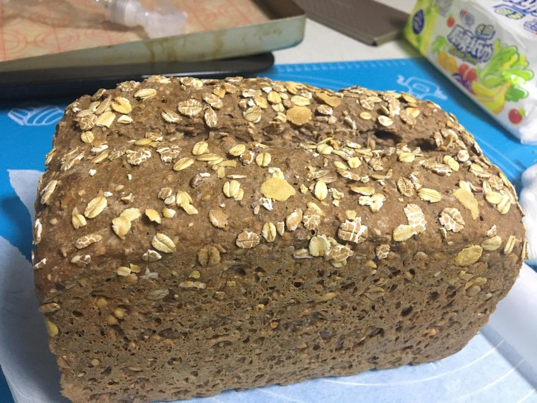 德国粗粮吐司（Vollkorn）丨健康·烘焙