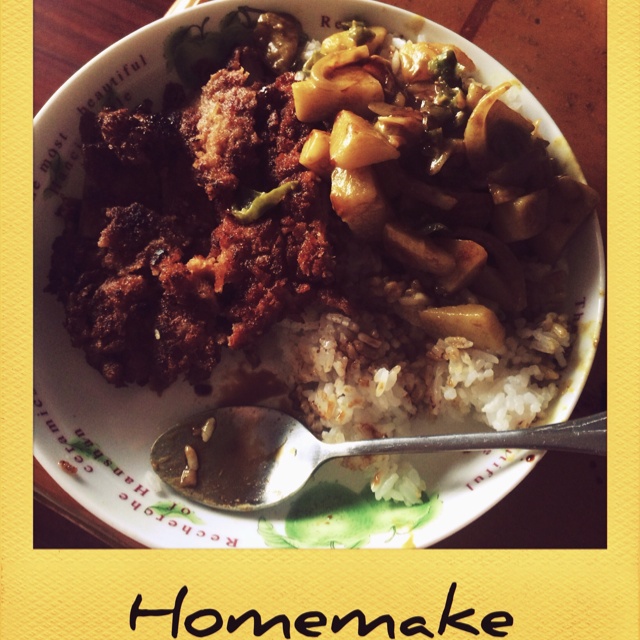 炸猪排咖喱饭