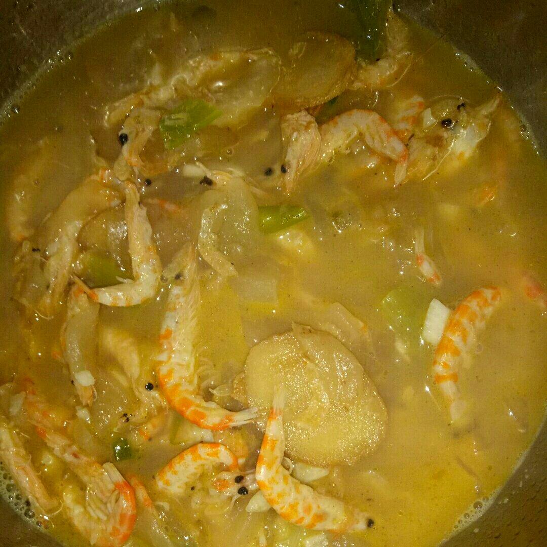 老黄瓜开洋豆瓣汤